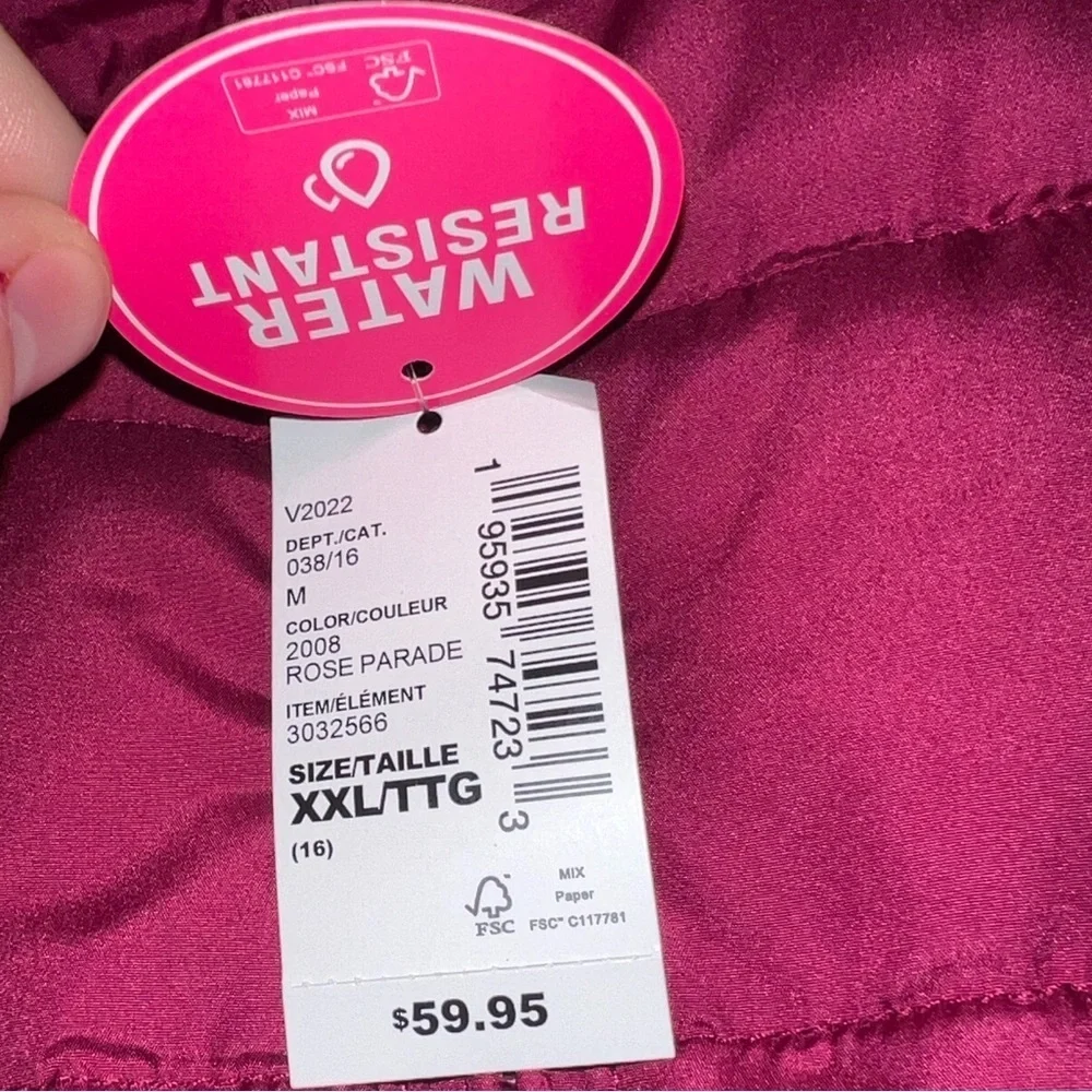 NWT The Children’s Place Burgundy Puffer Jacket